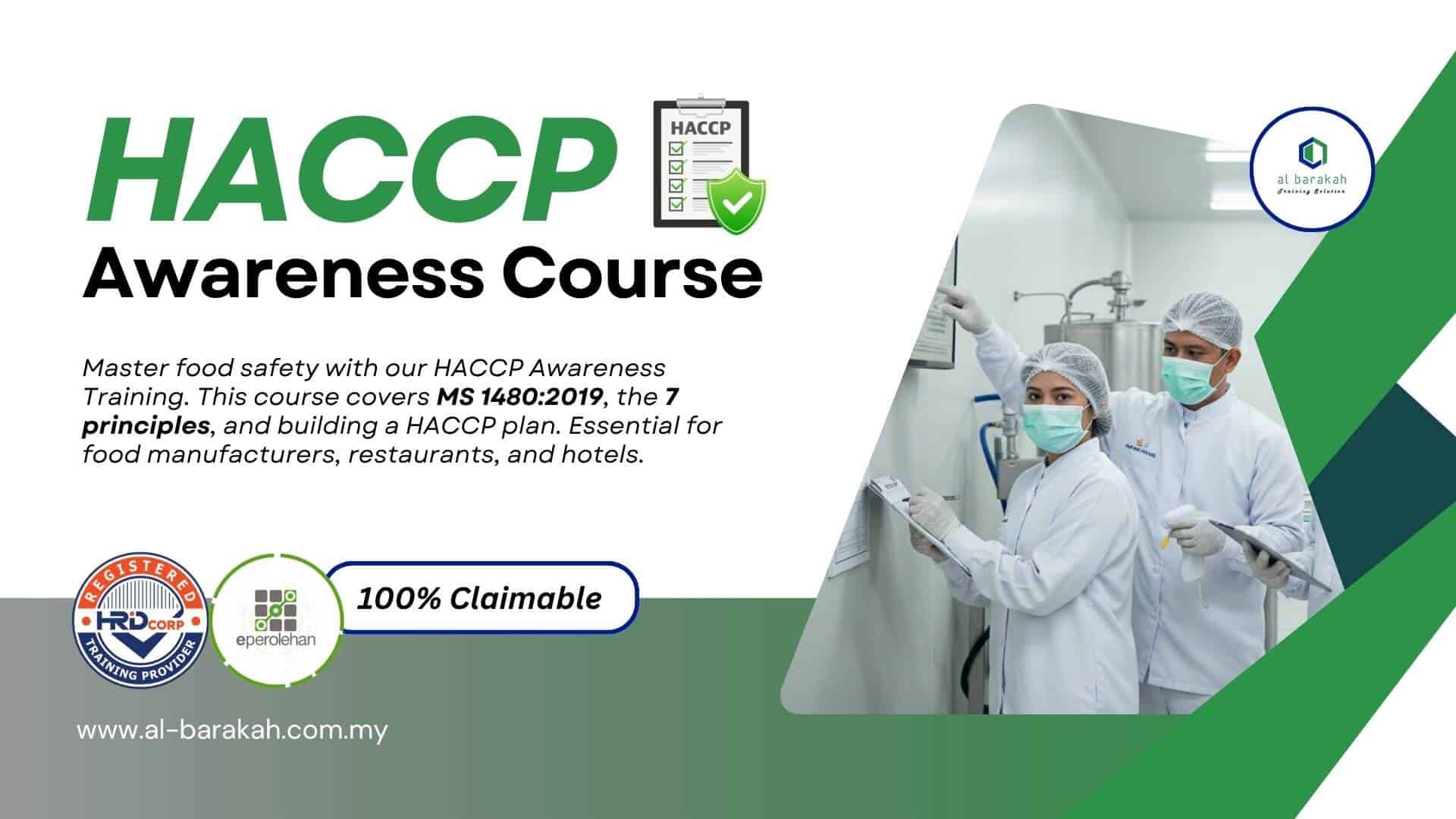 GMP HACCP Awareness Training Course