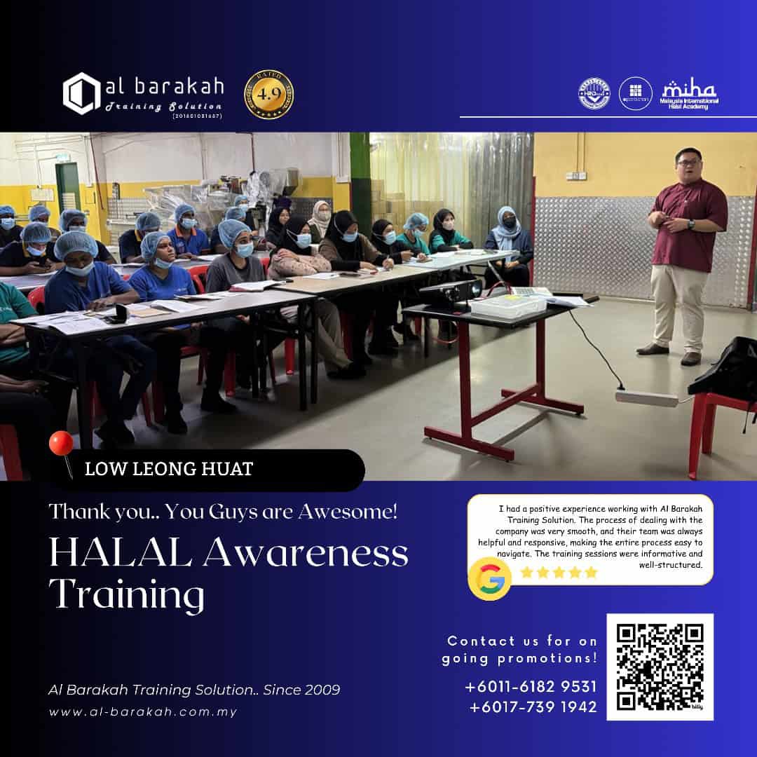 Halal Awareness Training JAKIM HRDCorp Claimable