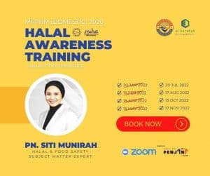 Halal Awareness Training poster for Halal certificate application