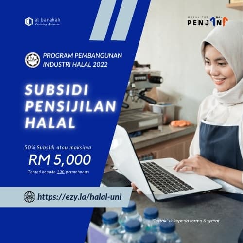 subsidi sijilan halal JAKIM dan MeSTI - PENJANA100+ Halal PKS