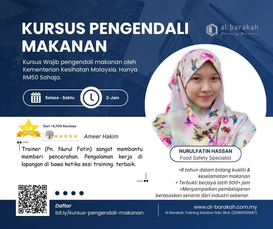 Kursus Pengendali Makanan Al Barakah