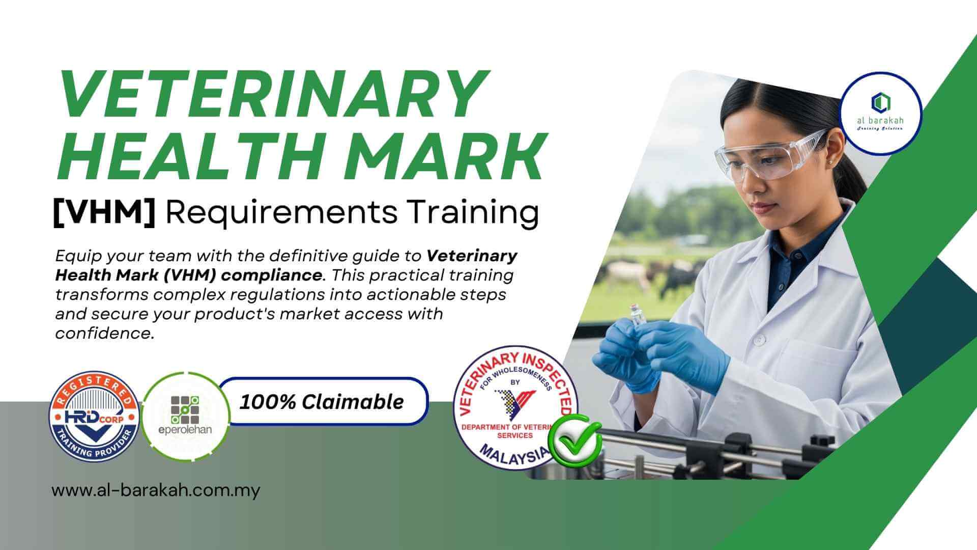 Veterinary Health Mark VHM Requirments Training
