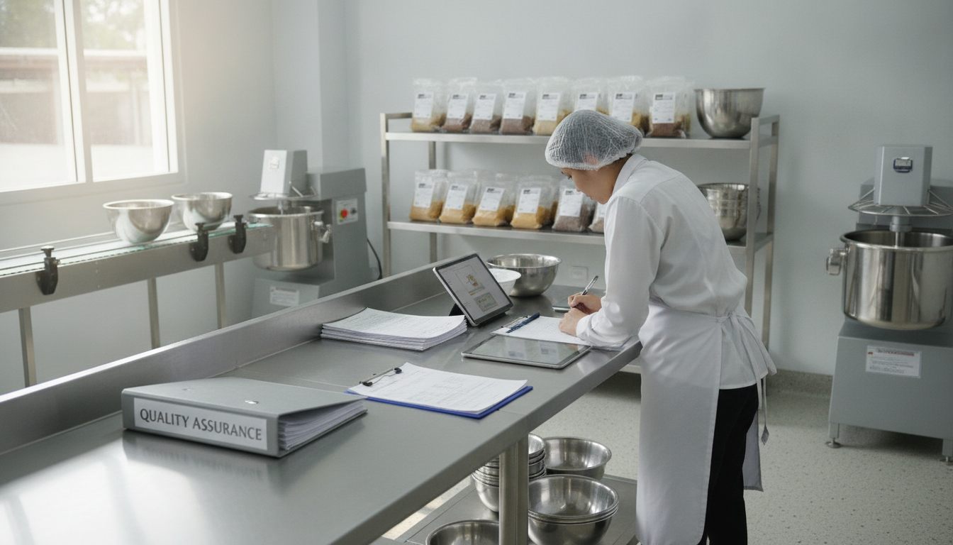 MeSTI certification preparation at a Malaysian food business